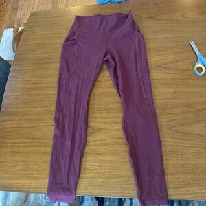 Lulu Lemon Align high-rise leggings with pockets 28” size 6